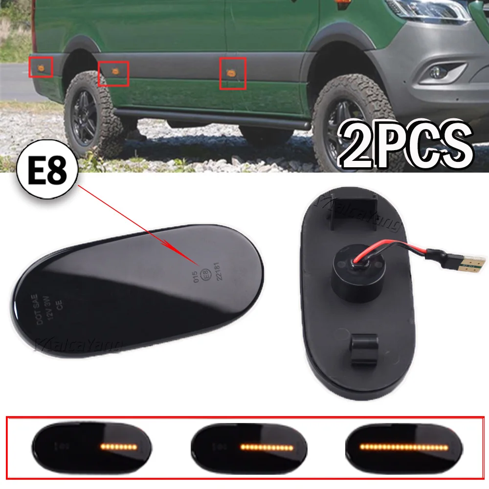 

Для Mercedes Benz Sprinter W906 для VW Crafter 2E 2F Светодиодный габаритный фонарь Canbus Положение города Боковые маркеры указателей поворота