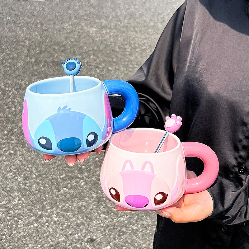 Новая мультяшная чашка с крышкой кружка для молока домашняя питья чистки рта