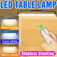 rechargeable light led desk lamp bedroom usb night lights computer table lamp office study reading lighting with remote control