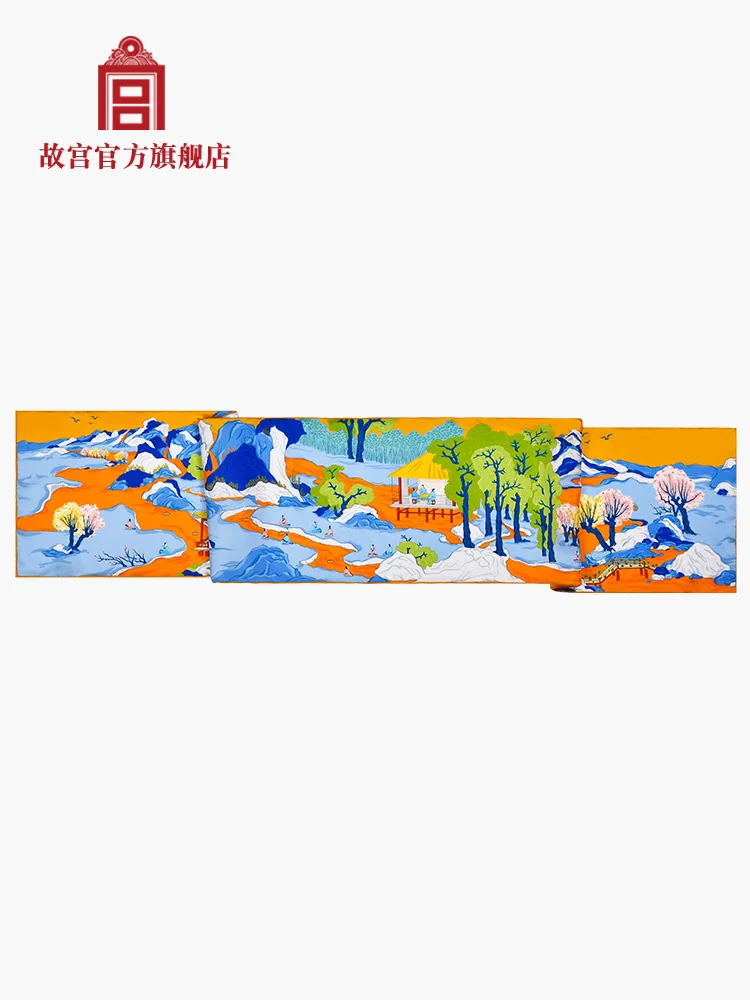 

Музей дворца встреча ученых в павильоне Lan прямоугольное полотенце шелковый шарф подарок на день рождения дворцовый музей