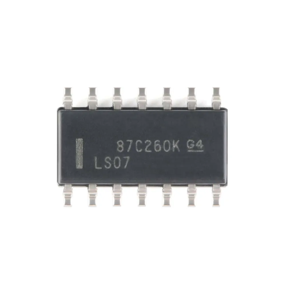 

10PCS 74LS07 SOP14 74LS07D SOP-14 SN74LS07DR SOP 74LS07DR SOIC14 LS07 SOIC-14 SMD new and original IC Chipset