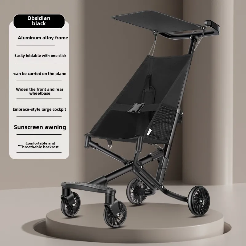 TrikeBaby Walking Artifact Four для малышей, лежащая двусторонняя тележка, легкая складная коляска для детей от 1 до 6 лет, одобренная самолетом, солнцезащитный козырек (art.: 3920cd4c72af4) - 3920cd4c72af4
