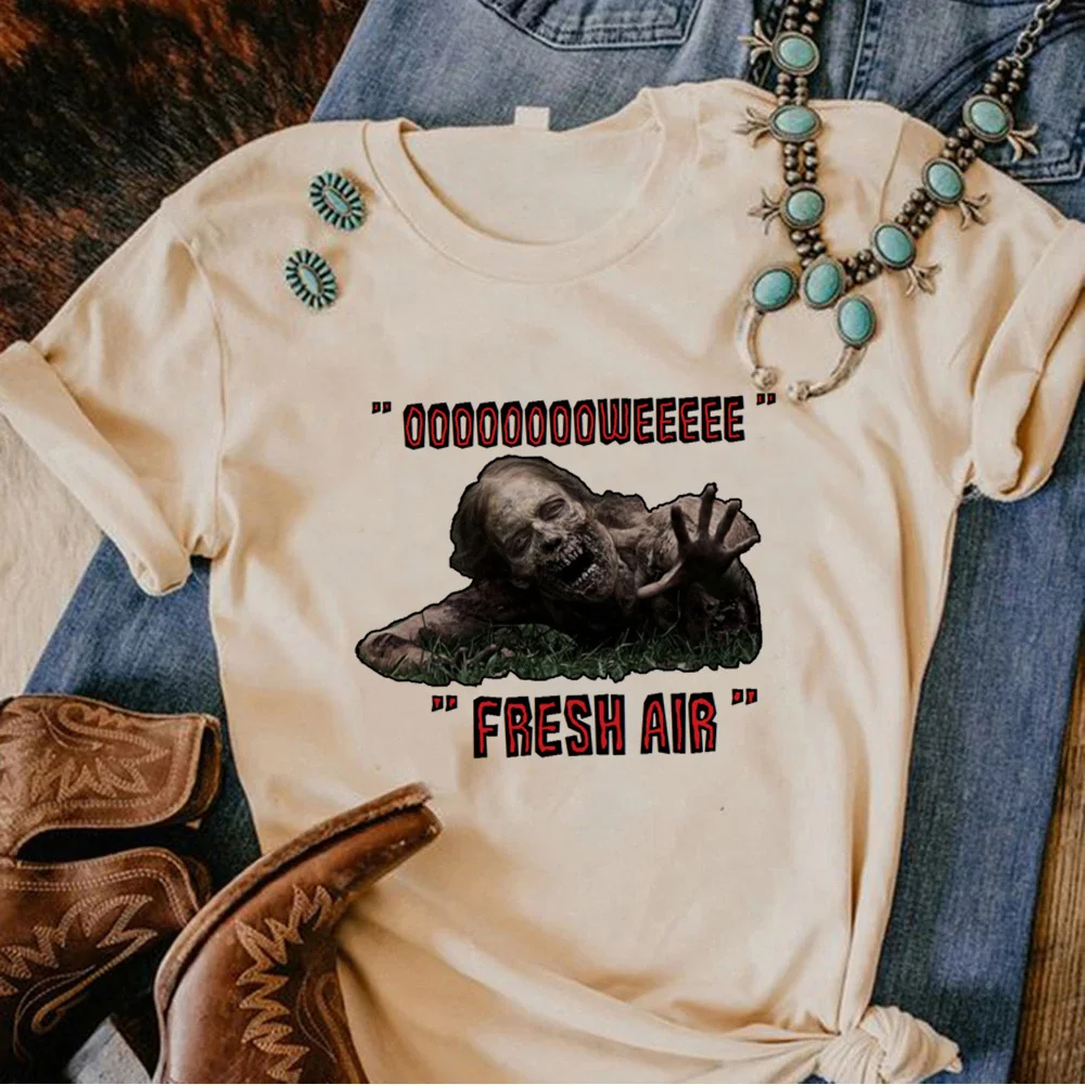 

the Walking Dead t shirt women funny top girl designer clothes