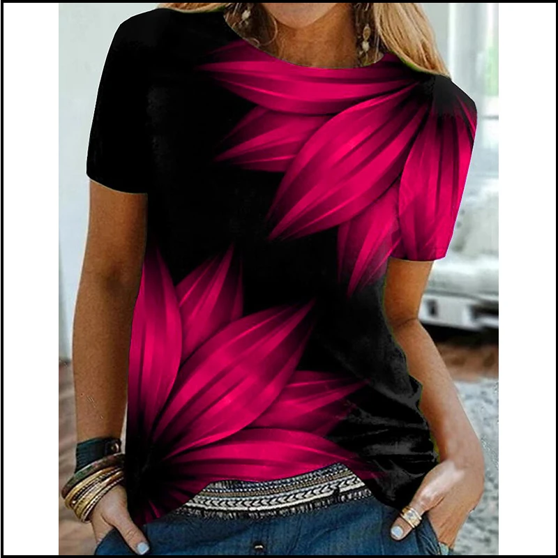 

Shirts for Women T Shirt Plus Size Summer Women's Clothing 2022 Oversize Oversized T-shirt Womens Tops Woman Fashion Streetwear