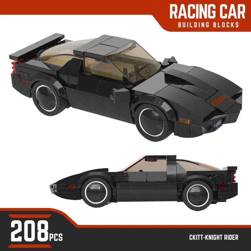 

Moc Technical Super Racing Car CKITT-Knight Rider Speed Champions City Sports Car Building Block Model Children Boy Toy Gift