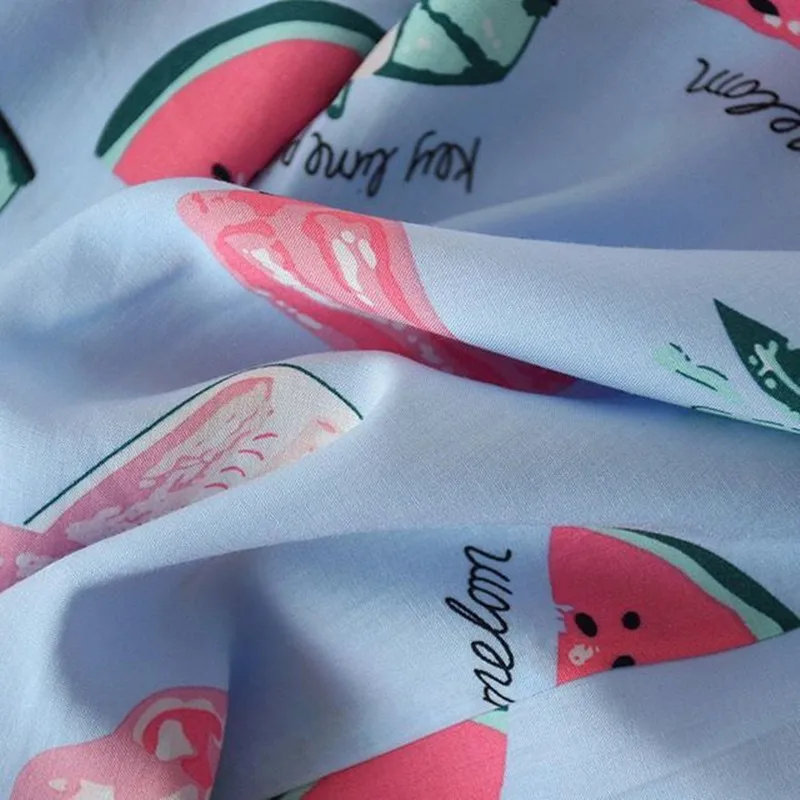 Summer SleepPants Casual Sleepwear For Women Pyjama Women's Cartoon Print 100% Cotton 2022 Fashion Sweet Flower Long Pant