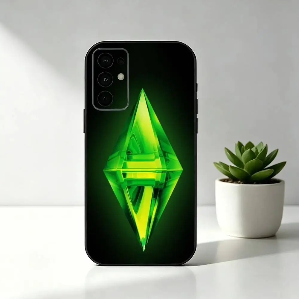 Фото Чехол для телефона The Logo S-Sims 4 для Samsung S25, S24, S21, S22, S23, S30, Ultra, S20, Plus, Fe, Lite, Note, 10, черный №4
