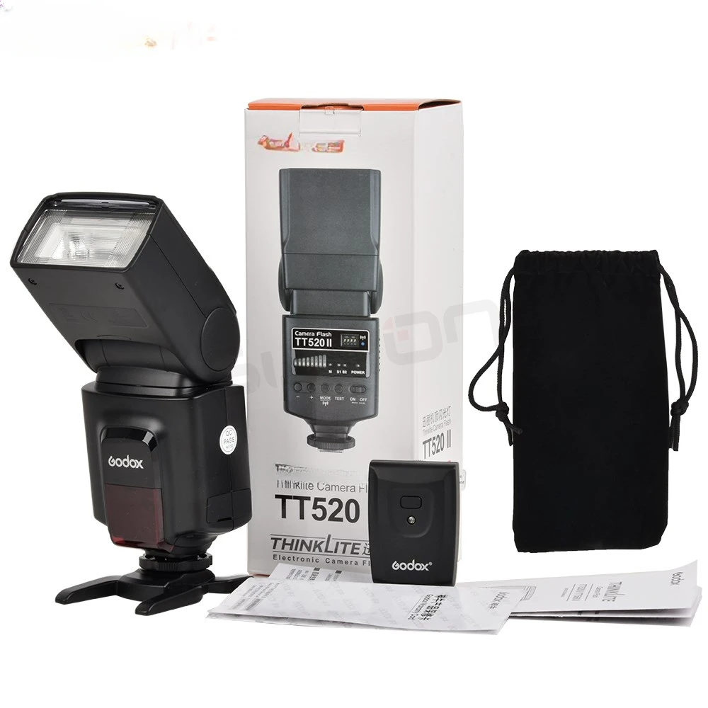 

Flash TT520II with Build-in 433MHz Wireless Signal + Flash Trigger for Canon Nikon Pentax Olympus DSLR Cameras