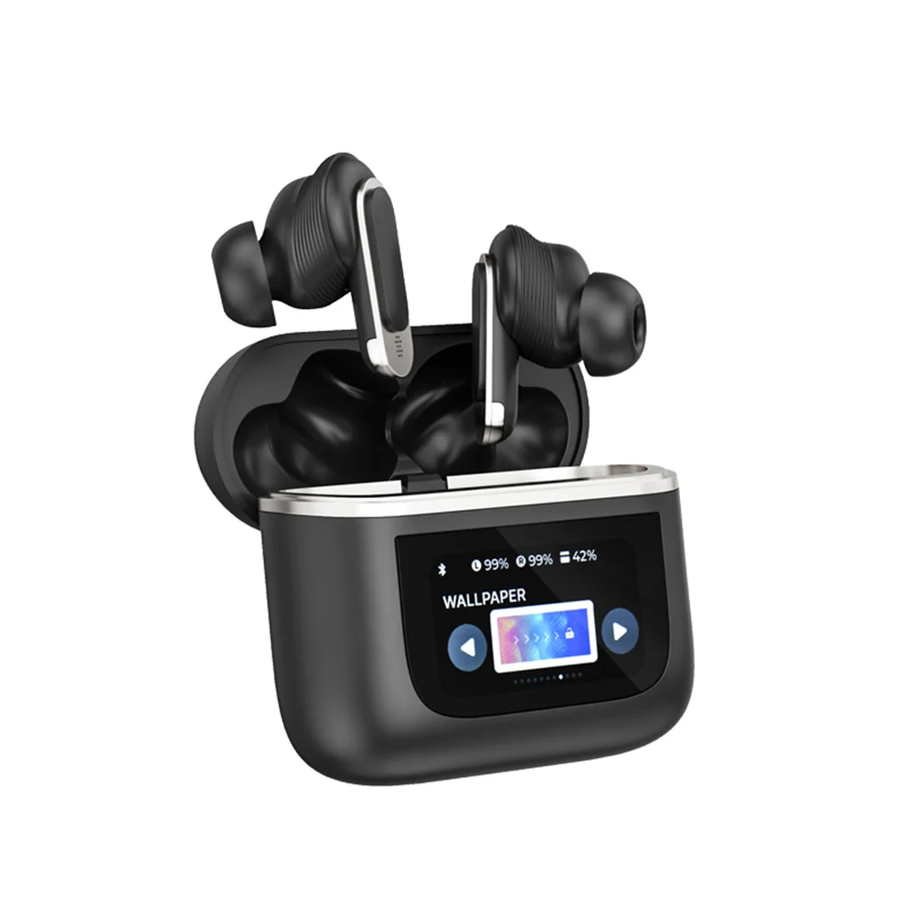 Фото BlitzWolf BW-FYE16 Светодиодный экран TWS Наушники Bluetooth V5.3 Наушники Цветной сенсорный экран Активное шумоподавление Гарнитура с сроком службы 32 часа №3