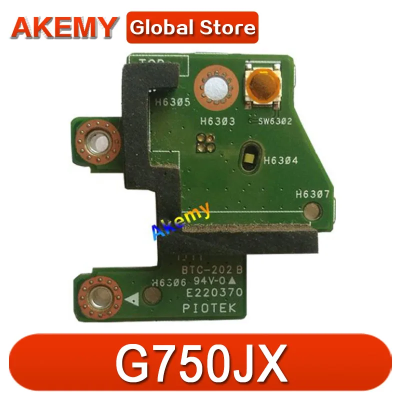 

For Asus ROG G750 G750JX G750JH G750JM G750J G750JW G750JS G750JZ DC Power Jack Board Socket Switch Button 60NB00M0