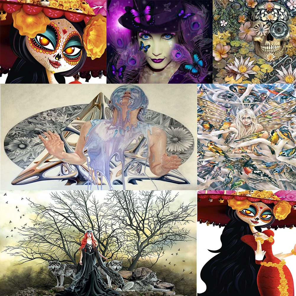 

Full Round Diamond Drill Rhinestone Mosaic Wall Art Picture Diamond Drawing Mosaic Rhinestones Art Kits