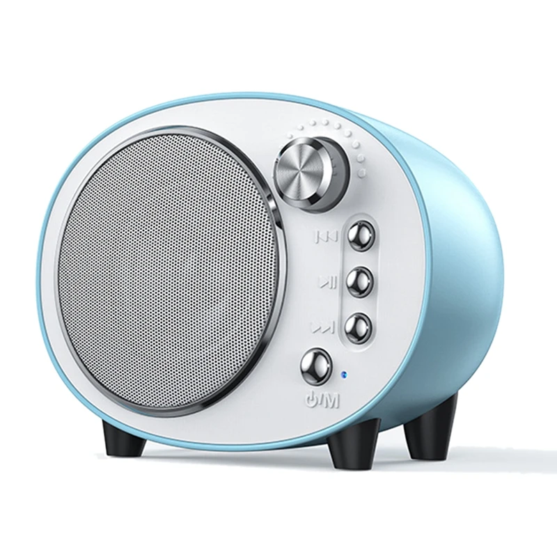 

Retro Wireless Bluetooth Speaker Mini Portable Speaker Rechargeable FM Radio Stereo Surround Subwoofer Support TF Card