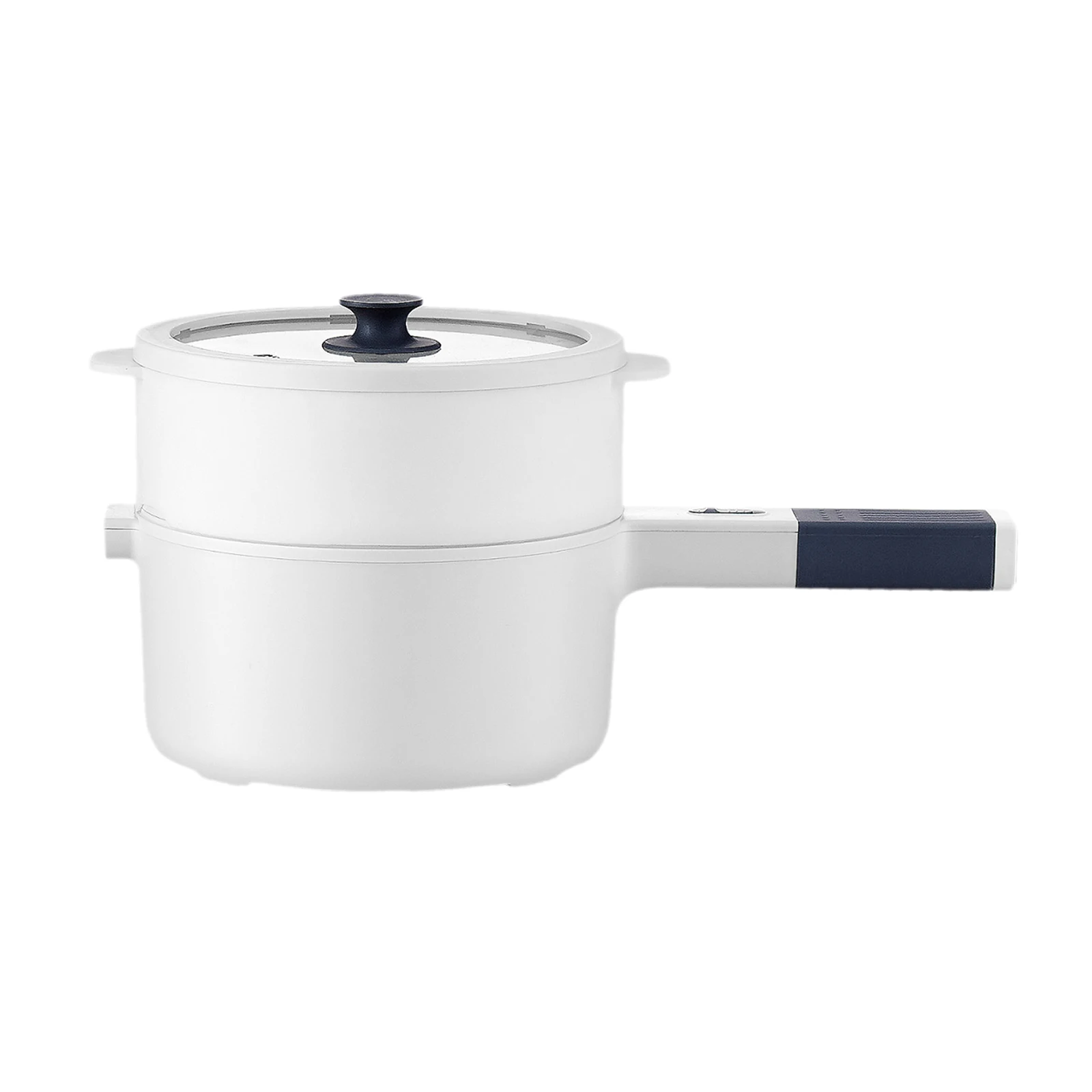 

Electric Hot Pot Electric Cooker Skillet Non-Stick Rapid Noodles Cooker Egg Fried Rice Ramen Soup 2 Modes Temperature Control