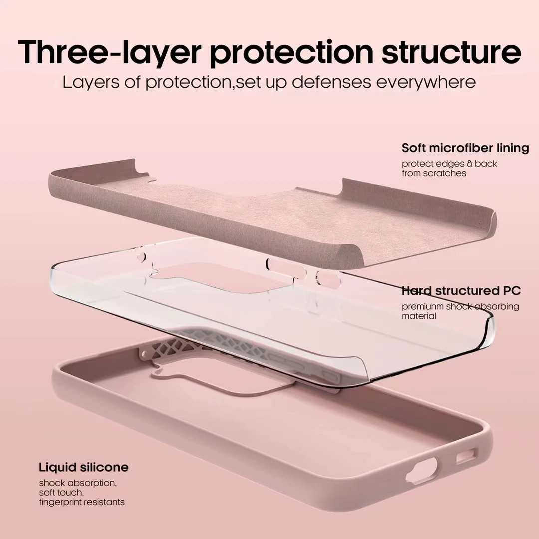 Оригинальный чехол с жидкостью для Samsung Galaxy S24 + Женский мягкий цветной роскошный