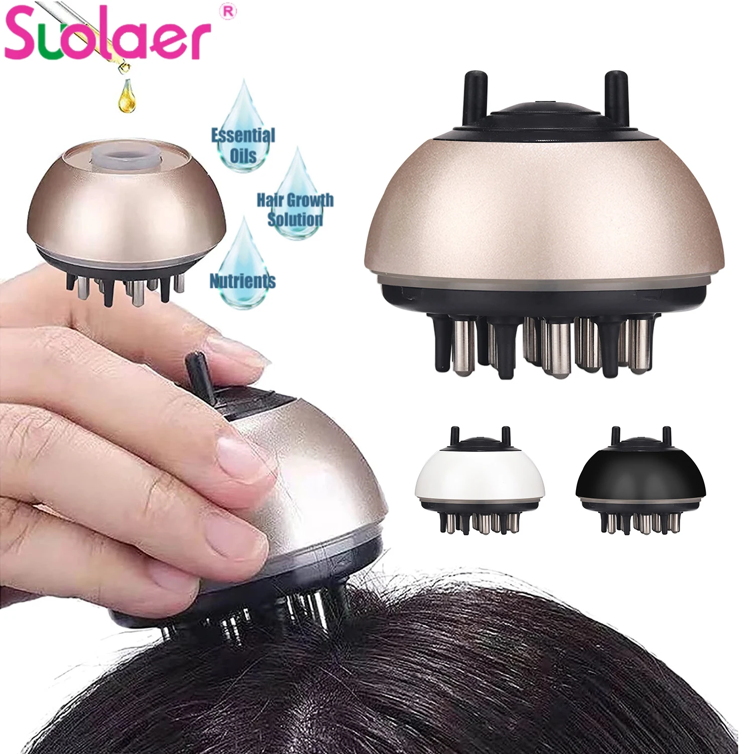 

Аппликатор для кожи головы жидкая расческа для волос Массажер для кожи головы Уход за волосами антигребенная расческа эфирное масло направ...