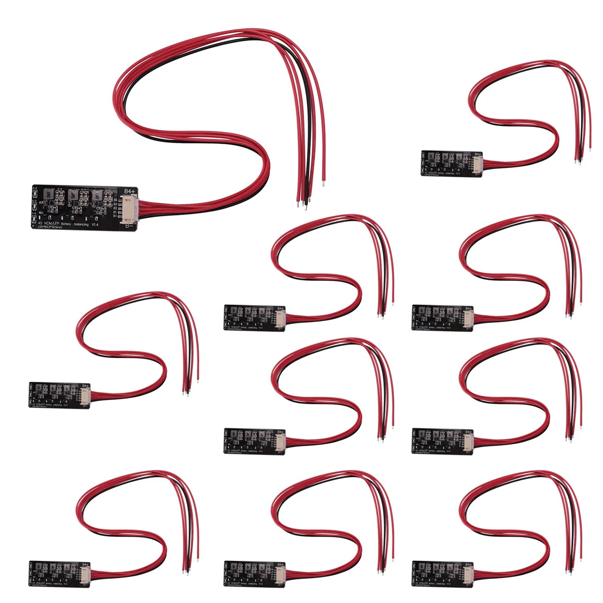 

10X 4S Li-Ion Lipo Lifepo4 LFP батарея активный эквалайзер балансир BMS 1.2A балансировочная плата для переноса энергии
