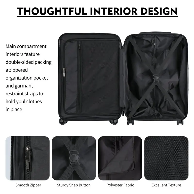 Hardside Spinner, 20-Inch Carry-On Luggage, One Piece