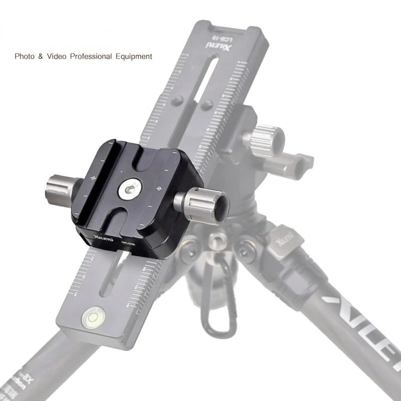 

XILETU QR-50B Tripod Head Clamp Two Way Type Clamp For ARCA SWISS