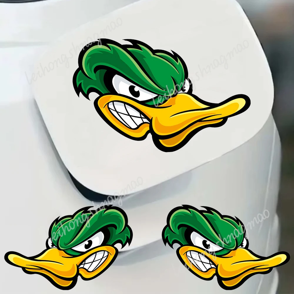 Фото WHL #   Наклейки для автомобиля Angry Duck Head, бамперы для ноутбуков, окон, автомобилей, мотоциклов, царапины, виниловые наклейки №1