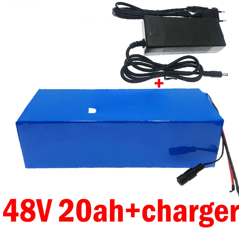 

48V 20ah Battery 13S 6P 18650 Pack 54.6V 20000mah With 25A BMS Charger For Small Motorcycles/Electric Bicycles/Scooters