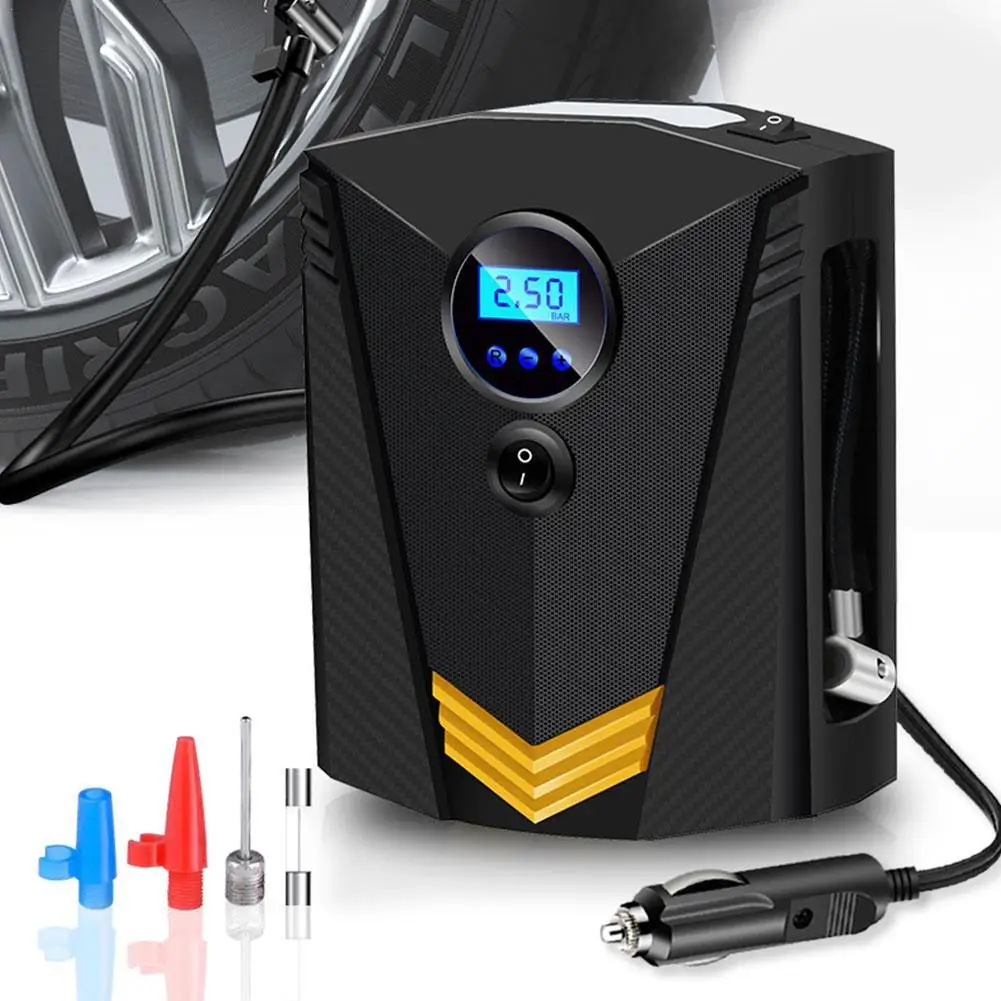

Car Inflator Pump Digital Display 12v Portable Tire Inflator Electric Car Inflator Pump For Motorcycle Bicycle Tire Inflator