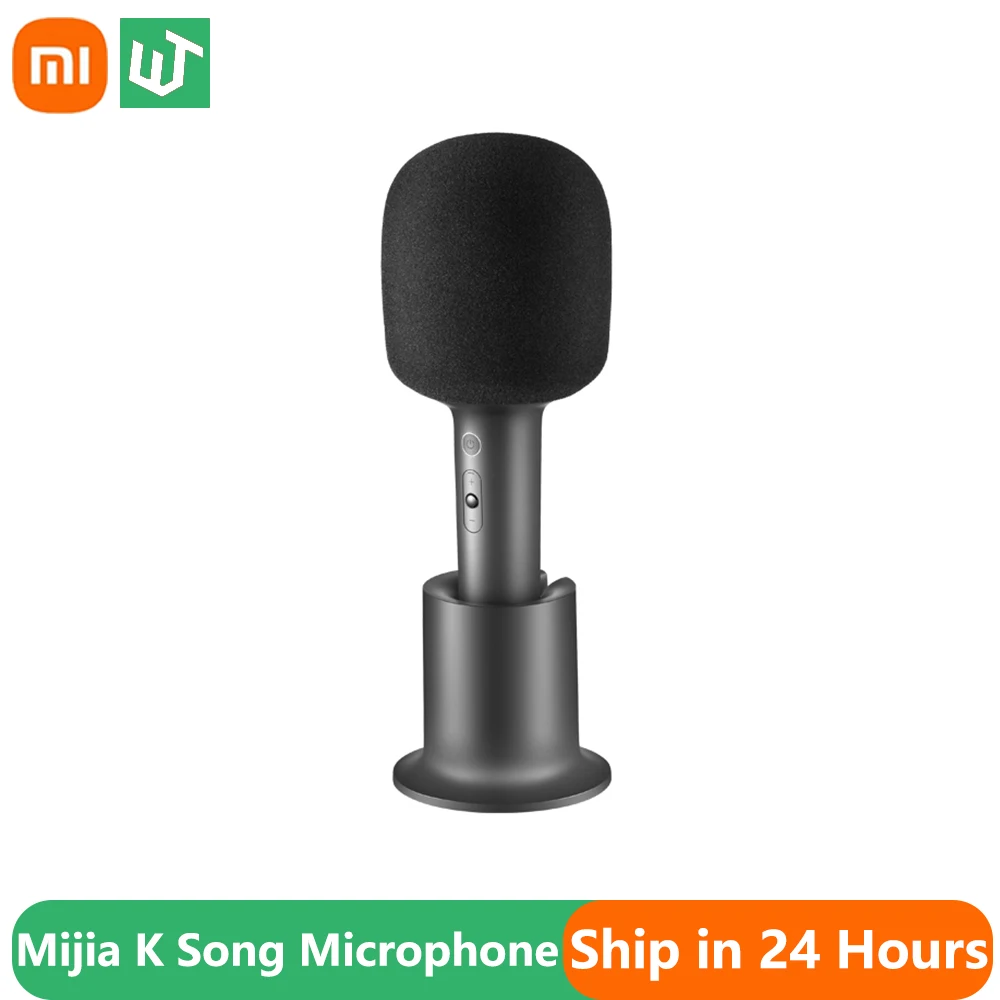 

New Xiaomi MIJIA K Song Microphone Karaoke Bluetooth 5.1 Connected 5W Stereo Sound DSP Chip Noise Cancellation 2500mAh Battery