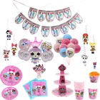Lol Surprise, товары для вечерние, Lol Doll Omg, товары для дня рождения, принт кукла, цифровая Корона, воздушный шар, детское Рождественское украшение, подарок