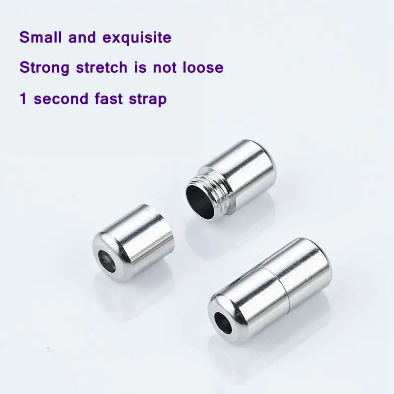 2Pcs/1Set Metal Capsule lock Accessories Elastic Shoelaces for Sneakers No Tie Shoelace Lazy Shoe lace Buckle DIY Kit Decoration