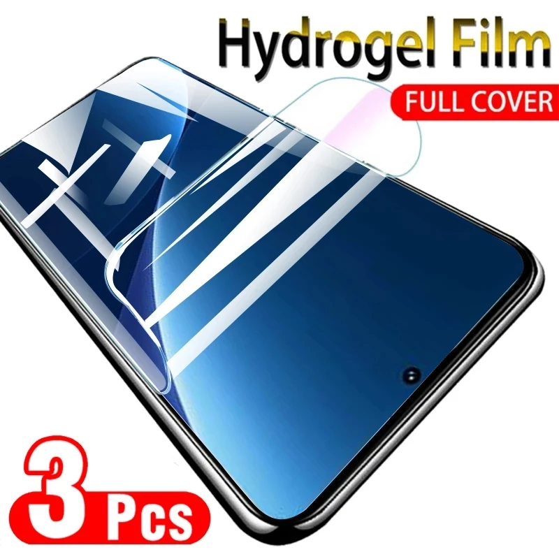 

3PCS Film for Xiaomi Redmi K60 K50 Pro Hydrogel Film for Xiaomi Redmi K50 Pro K50i K40S K60E Front film Phone Screen Protector