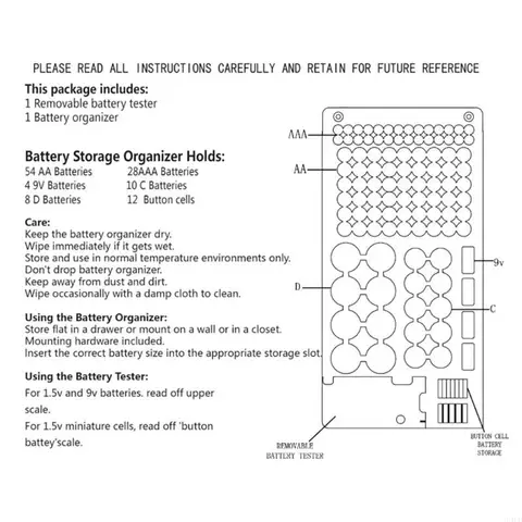 U4LD 116 слота батарея для хранения батареи корпус батареи для организации батареи идеально подходит для студийных и фотографов.