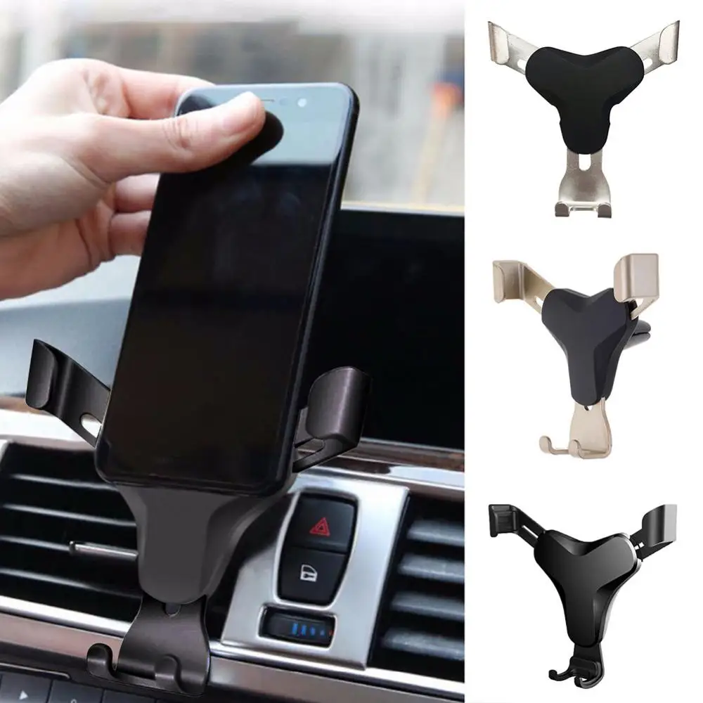

Universal Gravity Car Air Vent Mount Stand Bracket Mobile Phone Holder Cradle Smartphone Cell Support Car Interior Accessories