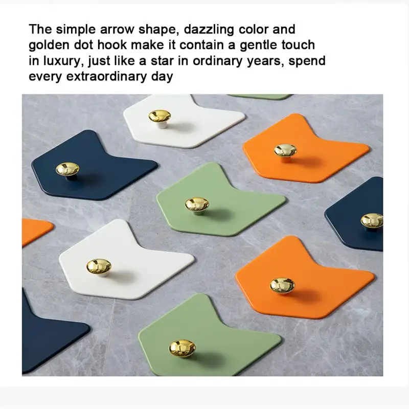 

Brute Force Self Adhesive Key Hooks Traceless Hook Universal Hooks Strong Adhesive Load-bearing Wall Key Hook Clothes Hanger