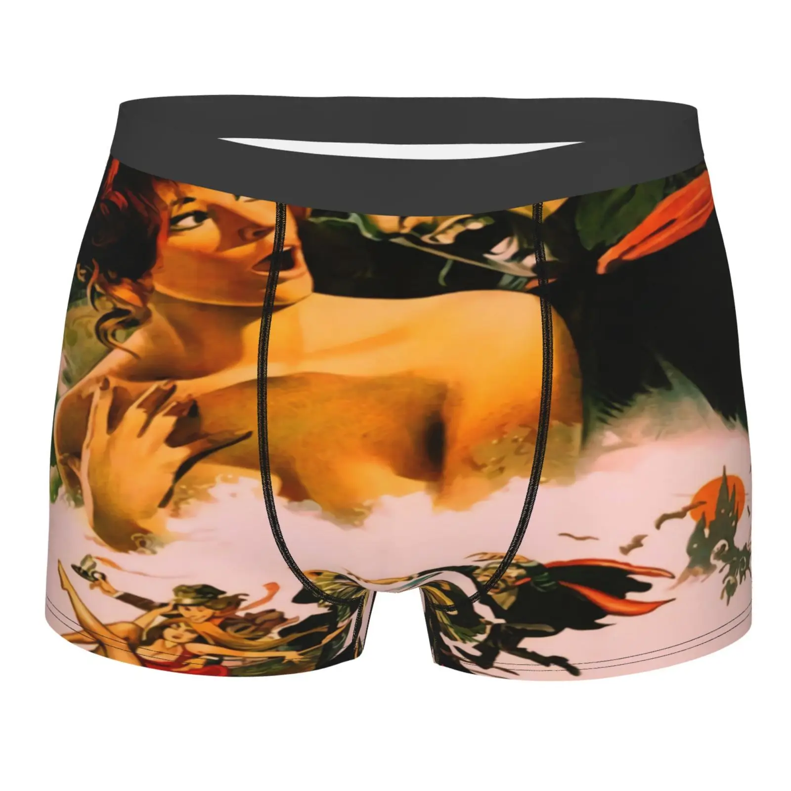 

Мужские шорты-боксеры с карманами, из полиэстера