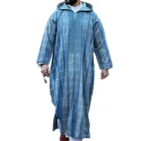 muslim jubba thobe clothes men hoodie ramadan robe kaftan abaya dubai turkey islamic clothing male casual printed robe
