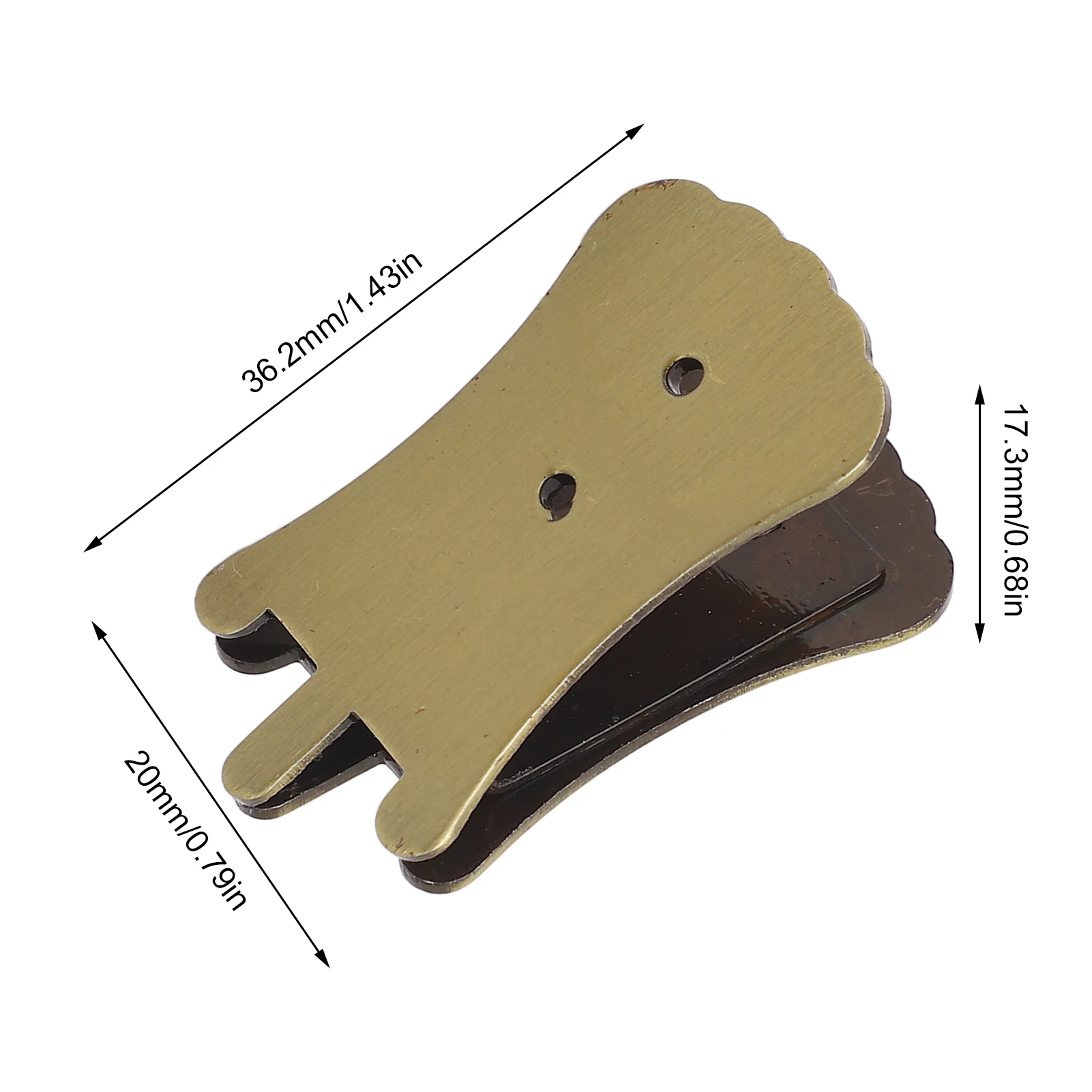 Металлический глушитель Erhu с бесшумным уменьшением громкости мощный клипсой для