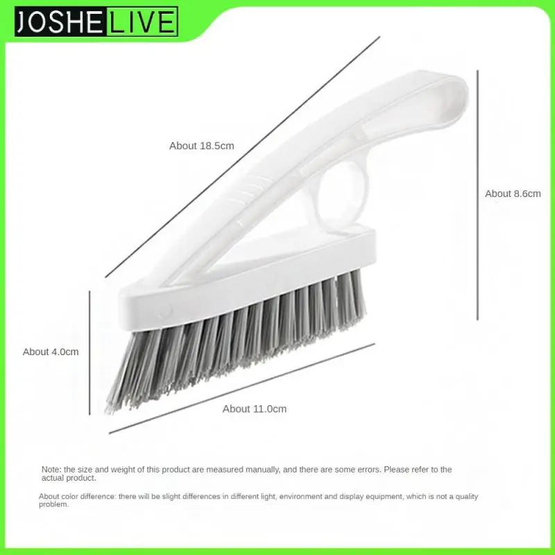 

Прочная щетка для чистки, настенная угловая щетка, подвесная конструкция, многофункциональная белая щетка для зазора, аксессуары для ванной комнаты, бытовые