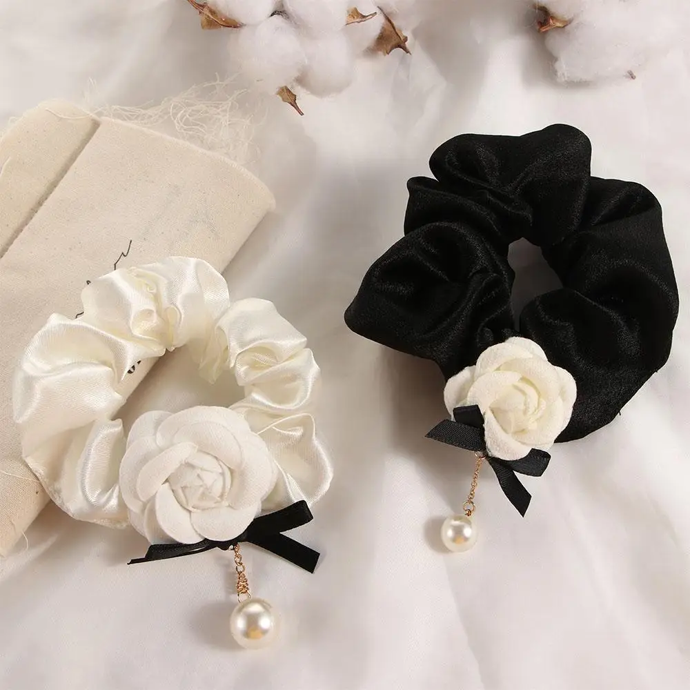 Элегантные корейские головные уборы для девочек тканевые женские резинки волос