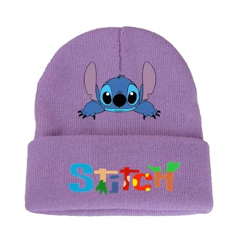 Вязаная шапка Lilo & Stitch: модная, персонализированная, для зимних прогулок, ветрозащитная, теплая, с защитой ушей (art.: 3920d500d84ea) - 3920d500d84ea