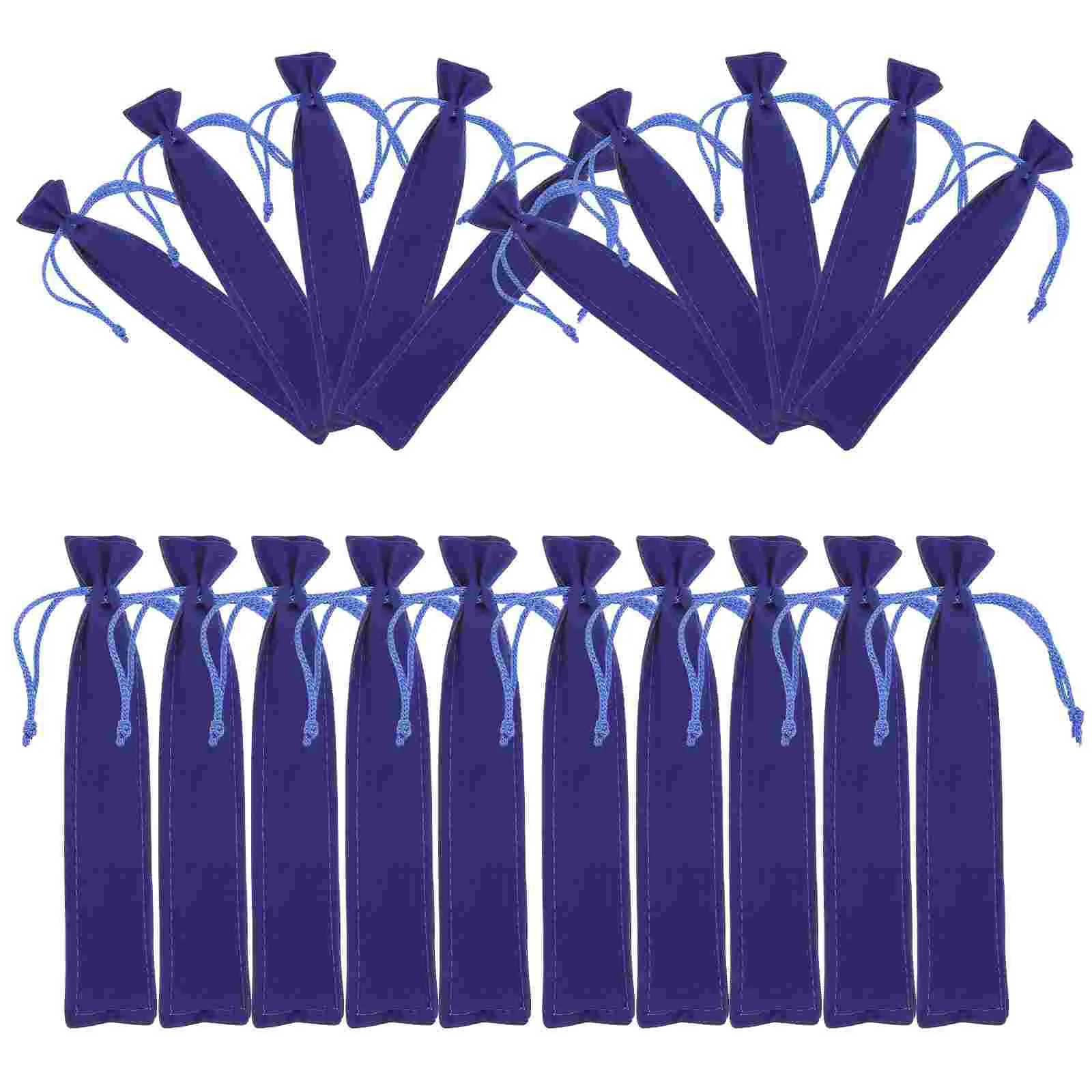 

25 Pcs Flannel Pen Case Pouch Protective Sleeve Gifts Bulk Beam Port