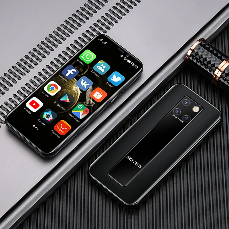 Original SOYES S10-H Mini Mobile Phone 3.5'' Screen 4G LTE 3GB RAM 64GB ROM Android 9.0 Face ID Unlock Smart Telefone Celulares