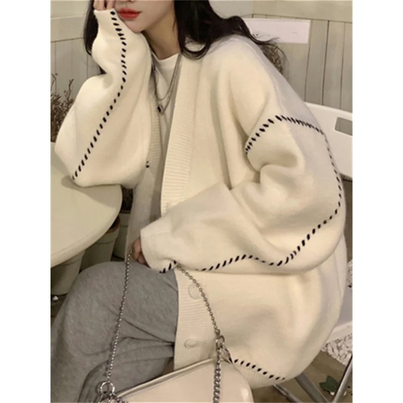 Женский однотонный кардиган