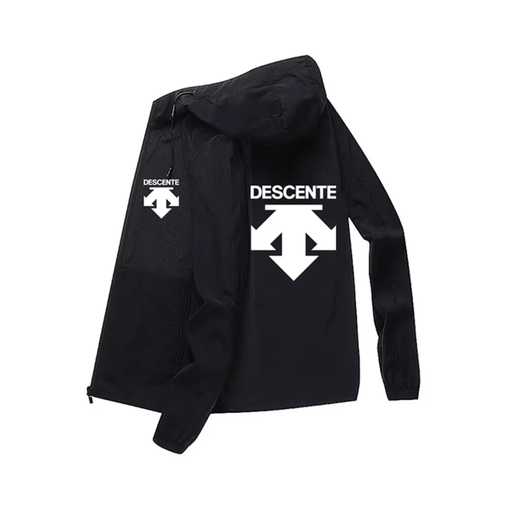 

New Sunscreen DESCENT Ultra Light Jacket Men's Windproof Outdoor Sports Jacket Quick Dry Skincare Top