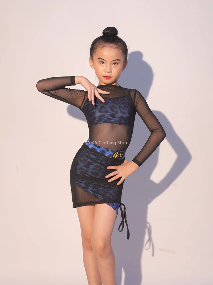 Платье для латиноамериканских танцев стандартная одежда мальчиков и девочек