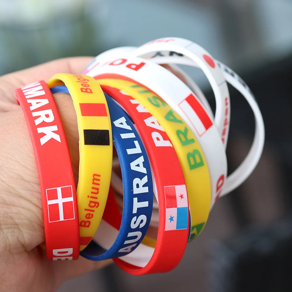 Рисунок 5 - силиконовые браслеты с флагом 