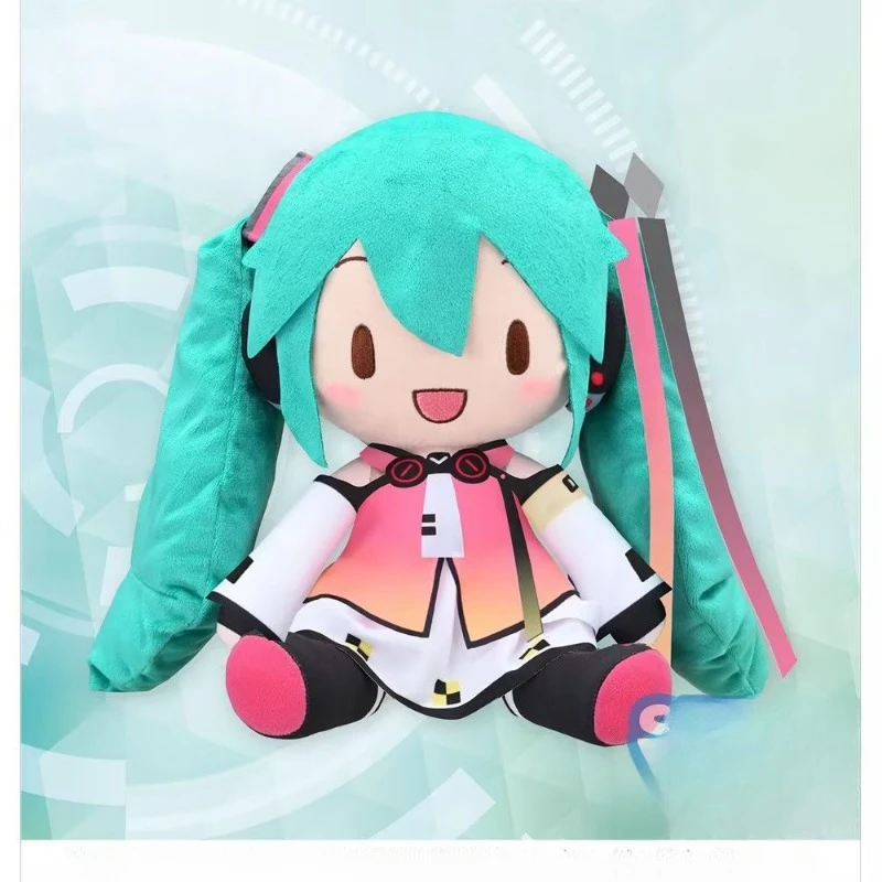 Новая плюшевая кукла Мику Hatsune подушка Fuuf аниме периферийный милый мультяшный