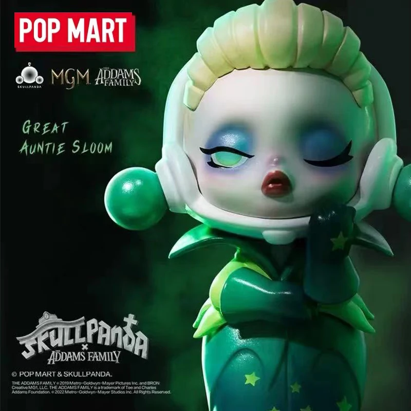 Фото POP MART SKULLPANDA Серия «Семья Аддамс»: Коллекционная фигурка-сюрприз (Blind Box) в стиле кавайного аниме, настольное украшение, подарок №5