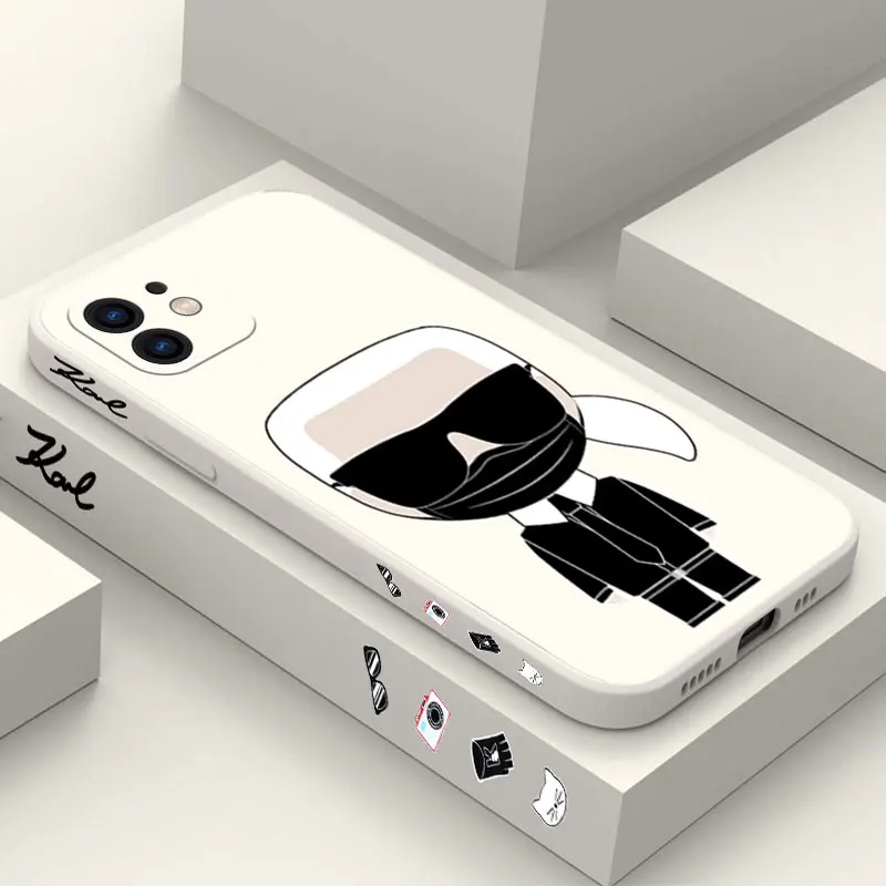 

Trend Brand Letters Phone Case For iPhone 14 13 12 11 Pro Max Mini X XR XS MAX SE20 8 7 Plus 6S Plus Liquid Silicone Cases Cover