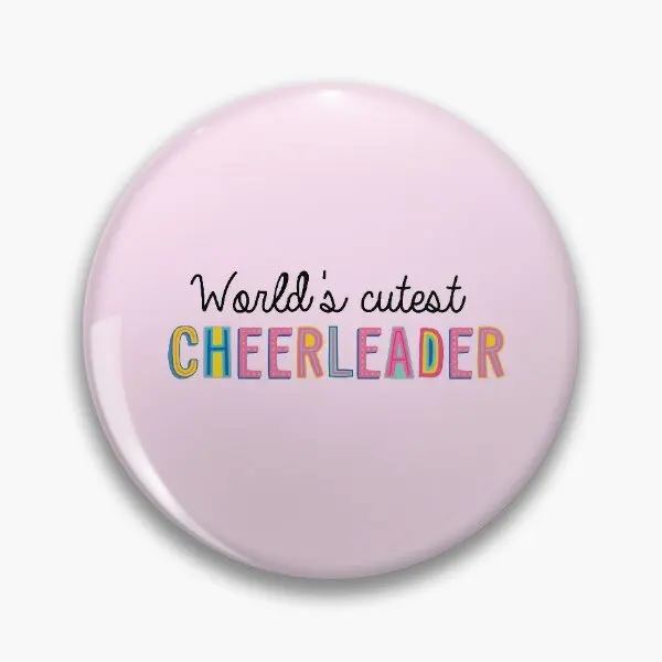 Подарки болельщика World Is Cutest Cheer мягкая пуговица булавка для одежды модная с