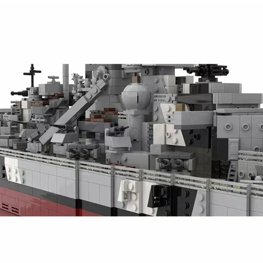 Gobrick MOC Bismarck модель военного корабля времен Второй мировой войны Набор