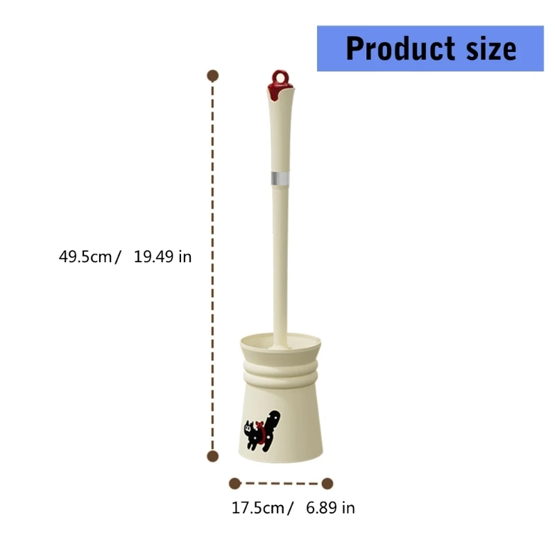 Эргономичная щетка для чистки унитаза современный аксессуар ванной комнаты
